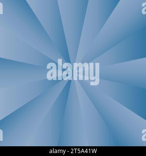 Abstrakter blauer Hintergrund mit Sonnenstrahl. Vektorabbildung Stock Vektor