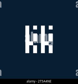 KK Initial Monogramm-Logo mit geometrischen Design-Ideen Stock Vektor