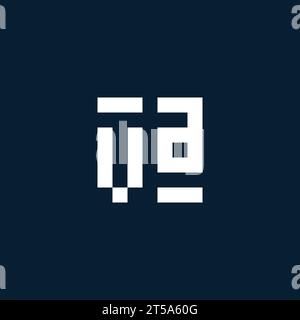 VA Initial Monogramm-Logo mit geometrischen Design-Ideen Stock Vektor