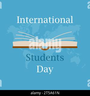 Weltstudententag. Vektorabbildung Stock Vektor