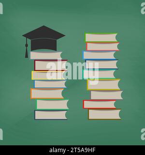 Vektorillustration Design Konzept des Weltstudententages Stock Vektor