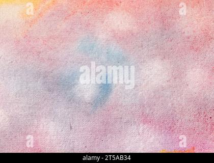 Handgemachter Aquarell Textur-Hintergrund, bunter handgemachter abstrakter Hintergrund, Grunge-Hintergrund Stockfoto