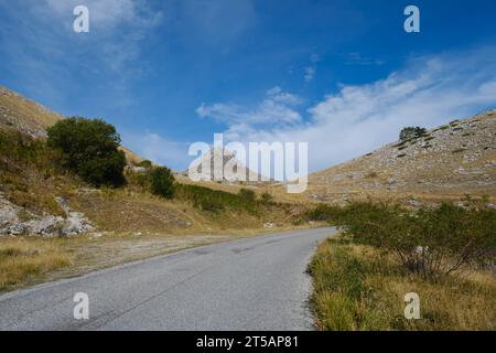 Monte Bolza, Campo imperatore, Abruzzen Stockfoto