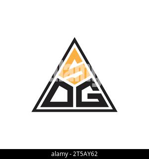 SDG-Logo-Design-Vektorvorlage Stock Vektor