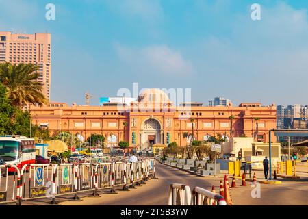 Das berühmte Ägyptische Museum im Zentrum von Kairo. Kairo, Ägypten – 25. Oktober 2023 Stockfoto