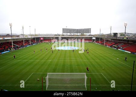 Allgemeine Ansicht des Stadions vor dem Spiel der Barclays Women's Super League im Poundland Bescot Stadium, Walsall. Bilddatum: Samstag, 4. November 2023. Stockfoto