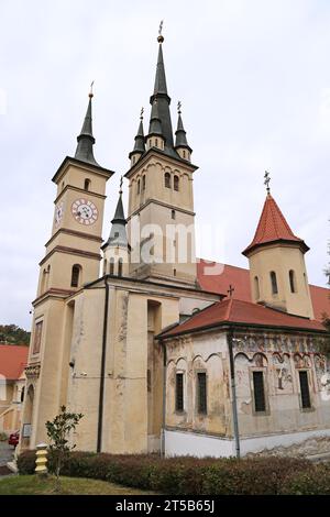 Biserica Ortodoxă Sfântul Nicolae (Orthodoxe Kirche Des Heiligen Nikolaus), Piața Unirii (Unionsplatz), Braşov, Kreis Braşov, Siebenbürgen, Rumänien, Europa Stockfoto