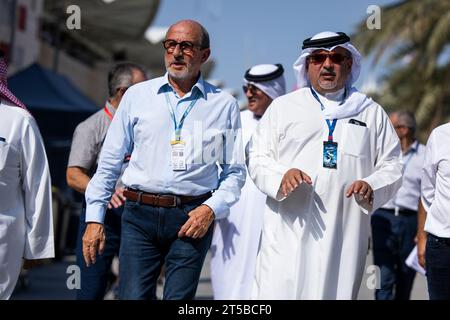 Sakhir, Bahrain. November 2023. MILLE Richard (fra), Président der FIA Endurance Commission, Porträt während der BAPCo Energies WEC 8 Stunden, Bahrain. , . FIA-Langstrecken-Weltmeisterschaft, vom 1. Bis 4. November 2023 auf dem Bahrain International Circuit, in Sakhir, Bahrain - Foto Julien Delfosse/DPPI Credit: DPPI Media/Alamy Live News Credit: DPPI Media/Alamy Live News Stockfoto