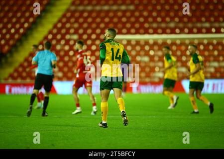 Oakwell Stadium, Barnsley, England - 3. November 2023 - während des Spiels Barnsley gegen Horsham, Emirates FA Cup, 2023/24, Oakwell Stadium, Barnsley, England - 3. November 2023 Credit: Arthur Haigh/WhiteRosePhotos/Alamy Live News Stockfoto