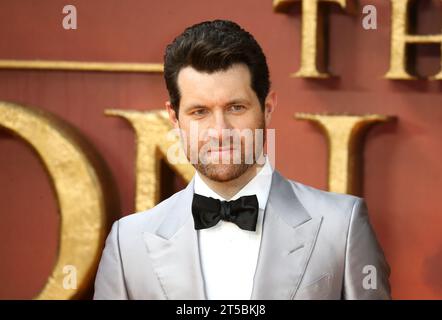 Billy Eichner nimmt an der europäischen Premiere „The Lion King“ am Odeon Leicester Square in London Teil. Stockfoto