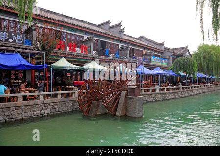 LUAN COUNTY - 16. Juli: Landschaft der Flüsse und Seen, am 16. Juli 2016, Luan County, Provinz Hebei, China Stockfoto