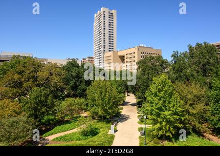 Der Hawkins Sculpture Walk in Houston. Hermann Park. Texas, USA Stockfoto