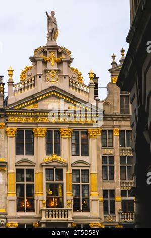 Brüssel Stadt ist die Hauptstadt Belgiens für Ferien das ganze Jahr über, mit vielen antiken Denkmälern und ausgezeichnetem Klima, Brüssel Stadt, Belgien, 02-10- Stockfoto