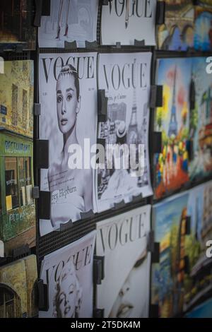 Paris et notre Dame en travaux, les Boutiquiers, Lees jardins du Luxembourg Stockfoto