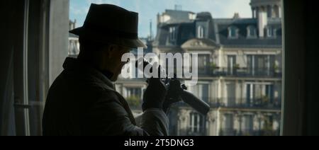 ERSCHEINUNGSDATUM: 10. November 2023. TITEL: Der Mörder. STUDIO: Paramount Pictures. DIREKTOR: David Fincher. Nach einem schicksalhaften Beinaheunfall kämpft ein Attentäter gegen seine Arbeitgeber und sich selbst, auf einer internationalen Fahndung, auf die er beharrt, dass sie nicht persönlich ist. MICHAEL FASSBENDER als Mörder. (Credit Image: © Paramount Pictures/Entertainment Pictures/ZUMAPRESS.com) NUR REDAKTIONELLE VERWENDUNG! Nicht für kommerzielle ZWECKE! Stockfoto