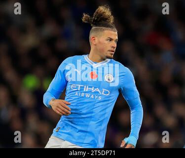 Manchester, Großbritannien. November 2023. Kalvin Phillips #4 von Manchester City während des Premier League-Spiels Manchester City gegen Bournemouth im Etihad Stadium, Manchester, Großbritannien, 4. November 2023 (Foto: Conor Molloy/News Images) in Manchester, Großbritannien am 11.04.2023. (Foto: Conor Molloy/News Images/SIPA USA) Credit: SIPA USA/Alamy Live News Stockfoto