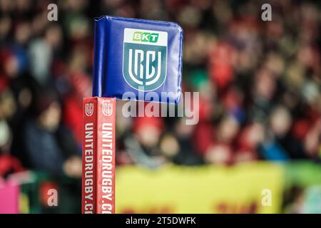 4. November 2023, Musgrave Park, Cork, Irland - United Rugby Championship: Munster vs Dragons Stockfoto