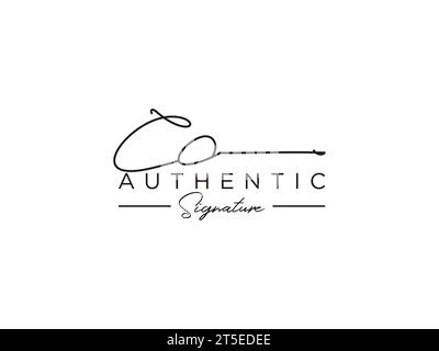 VEKTOR für LOGO-Vorlage FÜR CO-Signatur. Stock Vektor