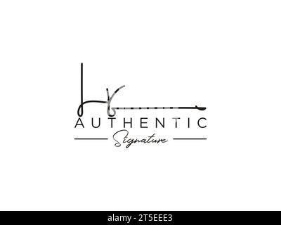 Vektor für LR-Logo-Vorlage. Stock Vektor