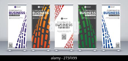 Abstrakte moderne Bannerdesigns für Business-Anwendungen Stock Vektor