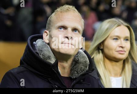 Hamburg, Deutschland. 31. Oktober 2023. firo: 31. Oktober 2023 Fußball, Fußball, Männer DFB Cup 2. Runde FC St.Pauli Hamburg - FC Schalke 04 Trainer: Karel Geraerts, Schalke Credit: dpa/Alamy Live News Stockfoto