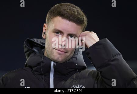 Hamburg, Deutschland. 31. Oktober 2023. firo: 31. Oktober 2023 Fußball, Fußball, Männer DFB Cup 2. Runde FC St.Pauli Hamburg - FC Schalke 04 Trainer: Fabian Hurzeler, Pauli Credit: dpa/Alamy Live News Stockfoto