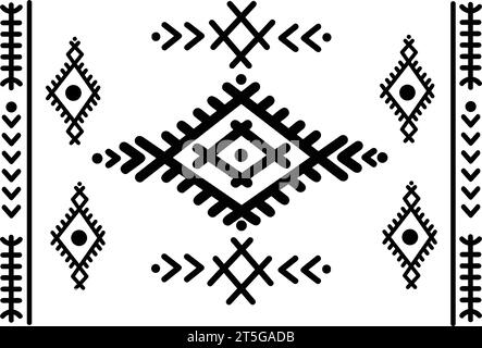 Berber-Symbol, Tifinagh, Berber-Design, Amazigh-Kultur, Amazigh-Tattoo.Vektor-Illustration. Stock Vektor