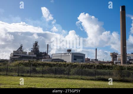 Port Talbot Tata Steelworks Stockfoto