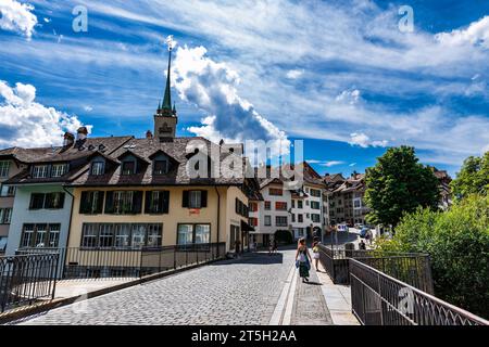 Bezauberndes Bern: Wo Geschichte Auf Landschaftliche Schönheit Trifft Stockfoto