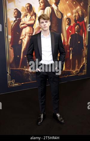 Tim Torok bei der Premiere von 'die Tribute von Panem - The Ballad of Songbirds & Snakes' am 5.11.2023 in Berlin Stockfoto
