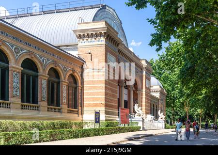 Museo Reina Sofia (Nationalmuseum Königin Sofía), Parque del Buen Retiro (Park Buen Retiro), Retiro, Madrid, Königreich Spanien Stockfoto