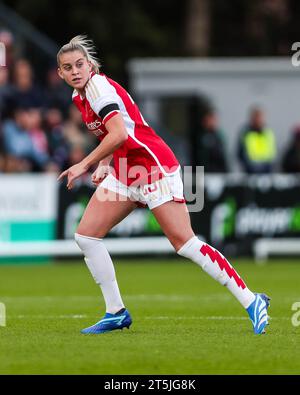 Borehamwood, Großbritannien. November 2023. Arsenals Alessia Russo in Aktion während des Spiels Arsenal Women FC gegen Manchester City Women's Super League im Meadow Park Stadium, Borehamwood, England, Großbritannien am 5. November 2023 Credit: Every Second Media/Alamy Live News Stockfoto