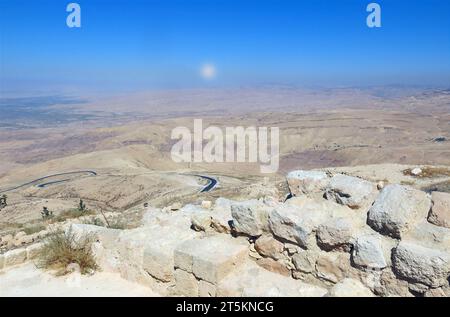 Wüstenlandschaft im Nahen Osten ohne Menschen Stockfoto