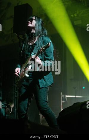 Zagreb, 051123. Bocarski zu Hause. Konzert der englischen Rockgruppe Sisters of Mercy. Foto: Nera Simic/CROPIX Copyright: XxNeraxSimicx Sisters of mercy18-051123 Credit: Imago/Alamy Live News Stockfoto