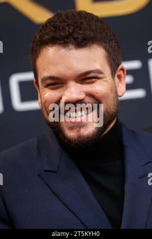 Kino Premiere - die Tribute von Panem - die Ballade der Singvögel und Schlangen Josh Andres Rivera bei der Premiere vom Kinofilm Hunger Games - die Tribute von Panem - die Ballade der Singvögel und Schlangen am 05.11.2023 im Zoo Palast in Berlin. *** Kinopremiere die Tribute von Panem die Ballade der Singvögel und Schlangen Josh Andres Rivera bei der Premiere des Hunger Games Films die Tribute von Panem die Ballade der Singvögel und Schlangen am 05 11 2023 im Zoo Palast in Berlin Copyright: XEventpressxKochanx Credit: Imago/Alamy Live News Stockfoto