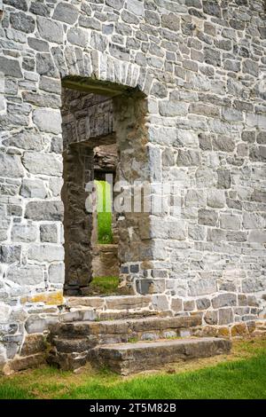 His Majesty's Fort at Crown Point, Crown Point State Historic Site im Bundesstaat New York Stockfoto