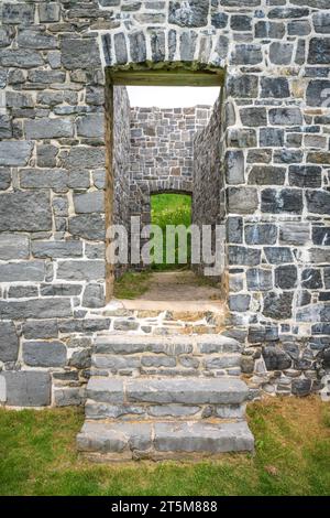 His Majesty's Fort at Crown Point, Crown Point State Historic Site im Bundesstaat New York Stockfoto