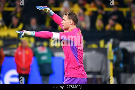 Bundesliga, Signal Iduna Park Dortmund: Borussia Dortmund gegen FC Bayern München; Manuel neuer (FCB) Stockfoto