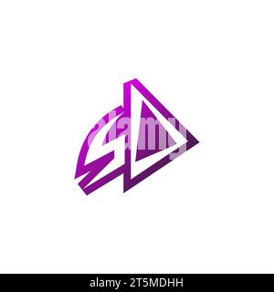 SO Premium Emblem Logo – anfängliches Esport- und Gaming-Design-Konzept Stock Vektor