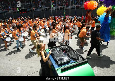 Interlagos, Brasilien. November 2023. November 2023, Autodromo Jose Carlos Pace, Interlagos, Formel 1 Rolex Sao Paulo Grand Prix 2023, im Bild DJ Anna de Ferran Credit: dpa/Alamy Live News Stockfoto