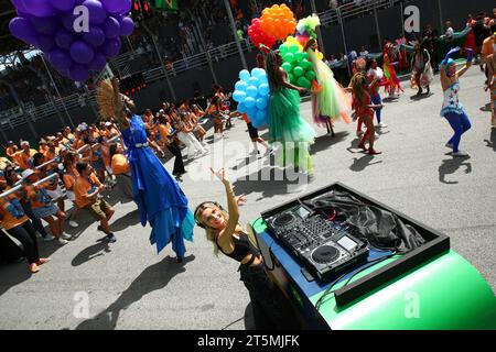 Interlagos, Brasilien. November 2023. November 2023, Autodromo Jose Carlos Pace, Interlagos, Formel 1 Rolex Sao Paulo Grand Prix 2023, im Bild DJ Anna de Ferran Credit: dpa/Alamy Live News Stockfoto