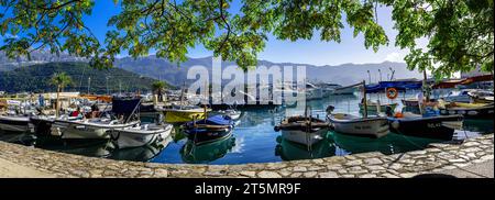 Budva Montenegro, Hafen von Budva Stockfoto