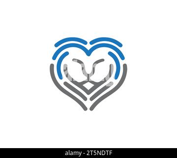 Vektorvorlage für das Design des Sicherheitslogos Stock Vektor