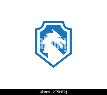 Vektorvorlage für das Design des Sicherheitslogos Stock Vektor