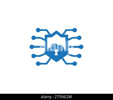 Vektorvorlage für das Design des Sicherheitslogos Stock Vektor