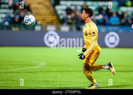 Bærum, Norwegen, 5. November 2023. Bodø/Glimts Daniel Bassi im Eliteserien-Spiel zwischen Stabæk und Bodø/Glimt in der Nadderud Arena in Bærum. Quelle: Frode Arnesen/Alamy Live News Stockfoto