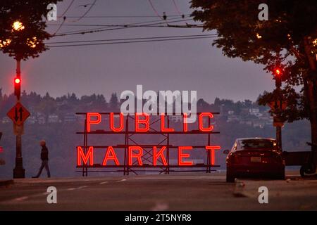 Public Market , Seattle, Washington, Usa Stockfoto