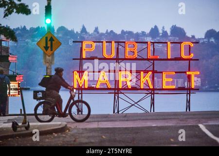 Public Market , Seattle, Washington, Usa Stockfoto