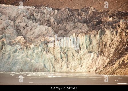 Alaska Norwegian Bliss Kreuzfahrtschiff entlang des Glacier Bay Basin, Margerie Glacier Stockfoto