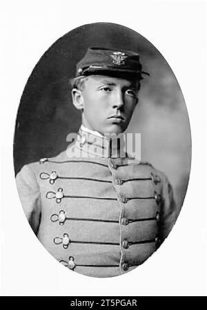 George Patton. Porträt des amerikanischen Generals George Smith Patton Jr. (1885–1945) als Kadett am Virginia Military Institute in den frühen 1900er Jahren Stockfoto